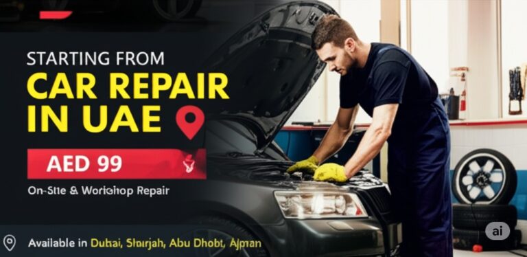 Car Repair Services – On-Site & Garage Repairs Across UAE