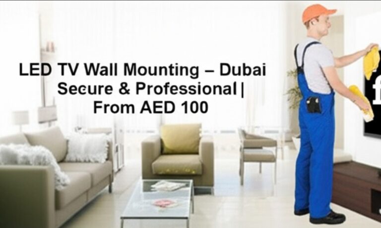 LED TV Wall Mounting Service in Dubai