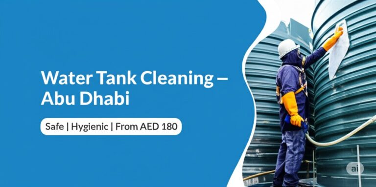 Water Tank Cleaning & Disinfection – Abu Dhabi