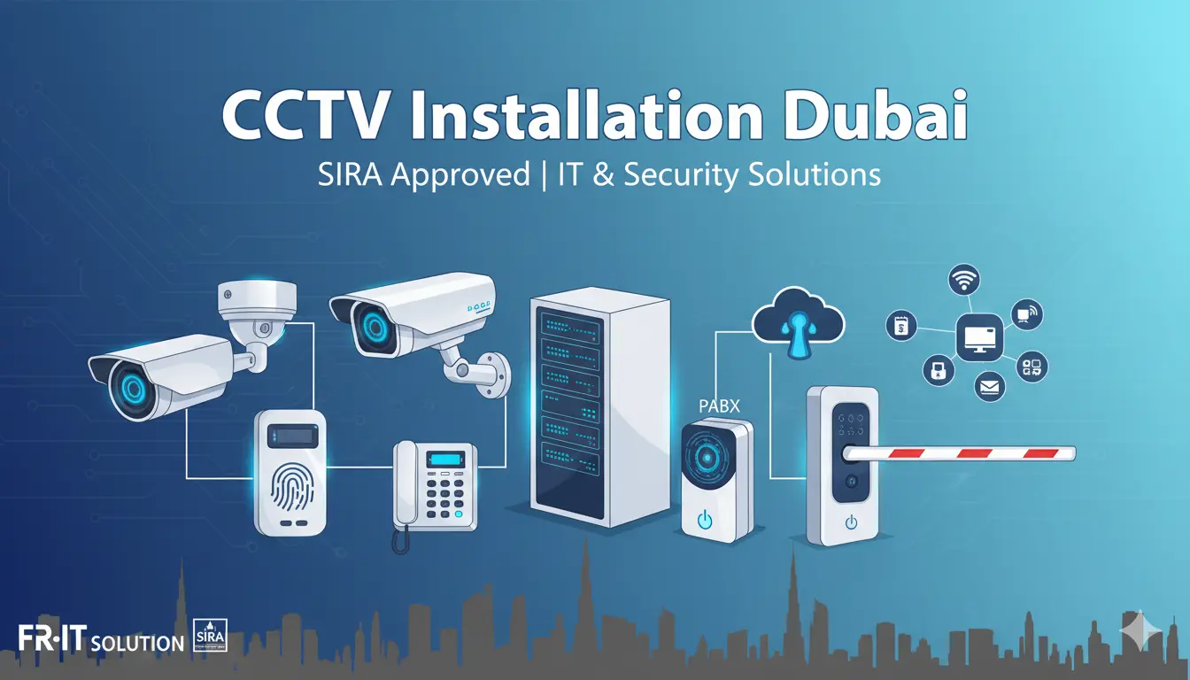 SIRA Approved CCTV Installation in Dubai | FR-IT Solution
