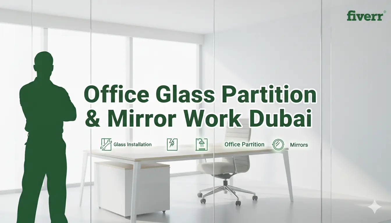 Premium Office Glass Partitions & Mirror Work in Dubai