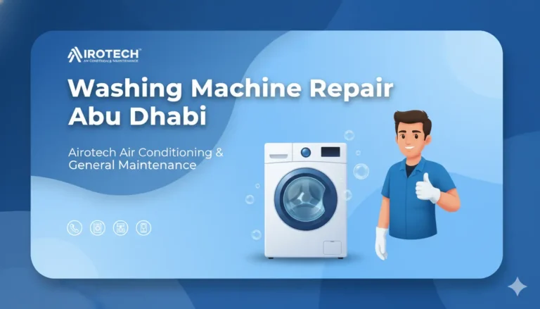 Expert washing machine repair service in Abu Dhabi