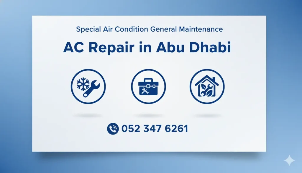 We provide Professional AC & Home Repair Service Abu Dhabi - AC Repair