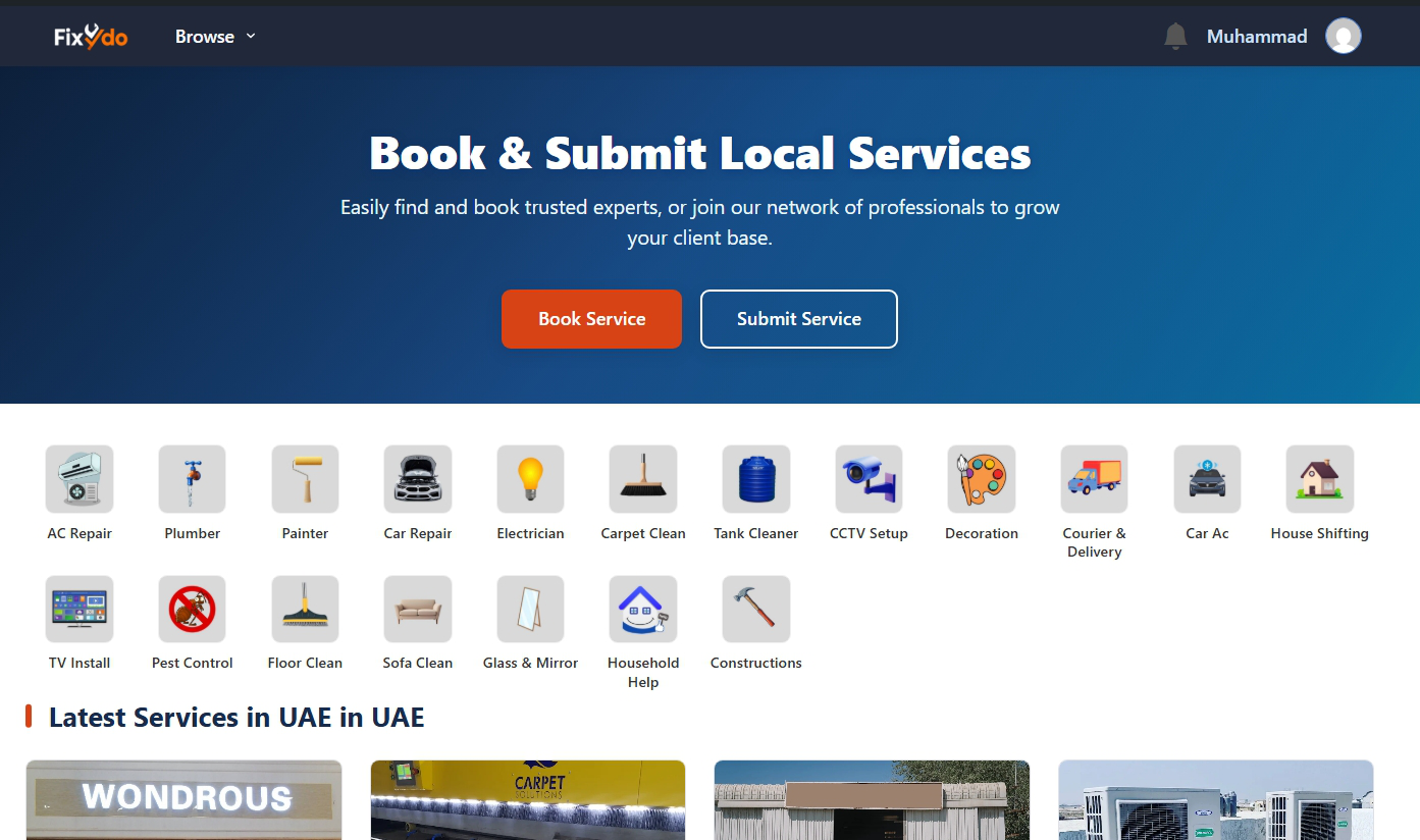Submit your Business for FREE at Fixydo