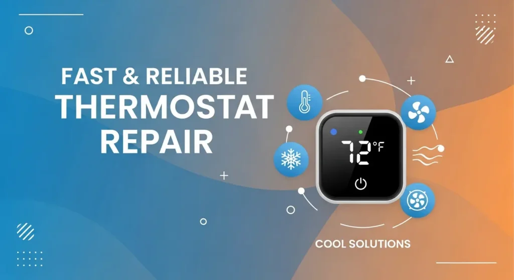 AC Thermostat Repair & Smart Control Ajman - AC Repair