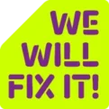 We Will Fix It Logo