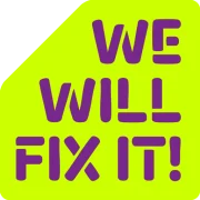 We Will Fix It Logo
