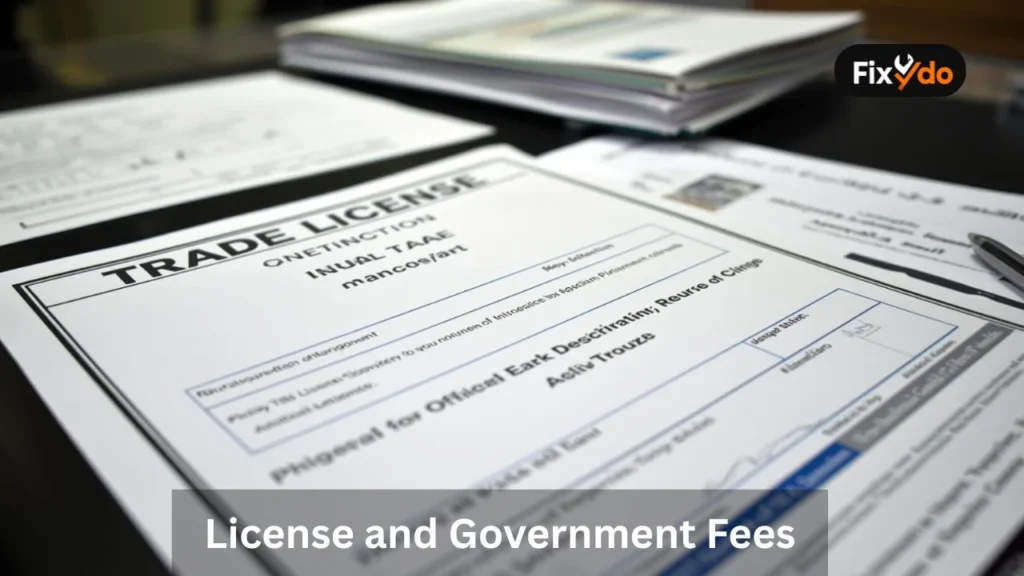 License and Government Fees