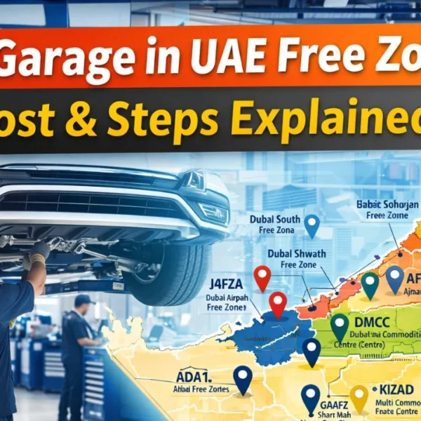 Start Your Auto Garage in UAE Free Zone