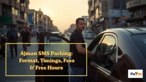 Ajman SMS Parking Guide 2026 Format, Timings, Fees & Free Hours