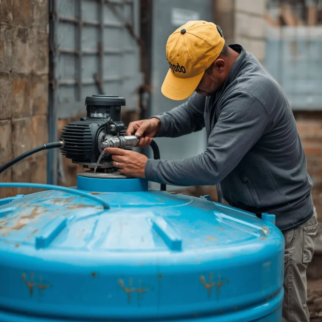 water tank cleaning