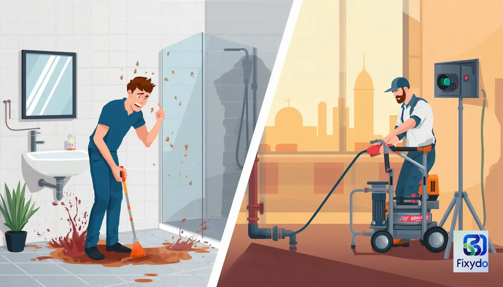 Fix a Blocked Drain in Sharjah: DIY vs. Hiring a Plumber