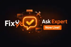 Fixydo ask expert is live