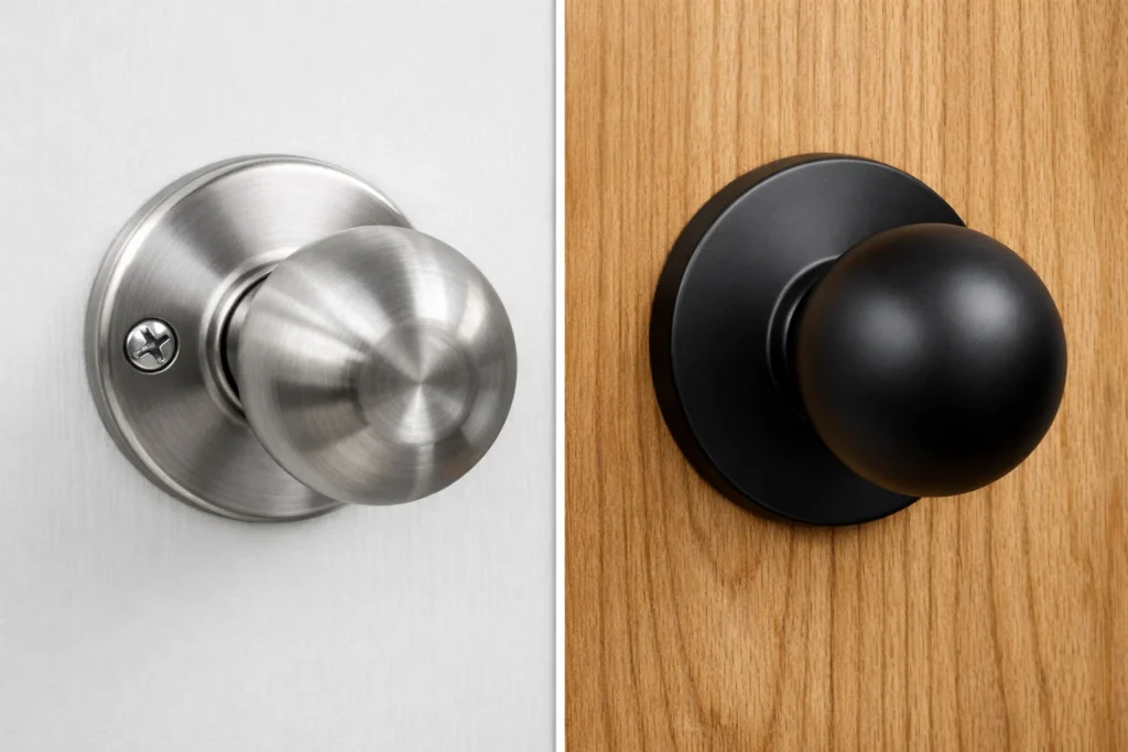 Doorknob Comparison – Classic vs Modern