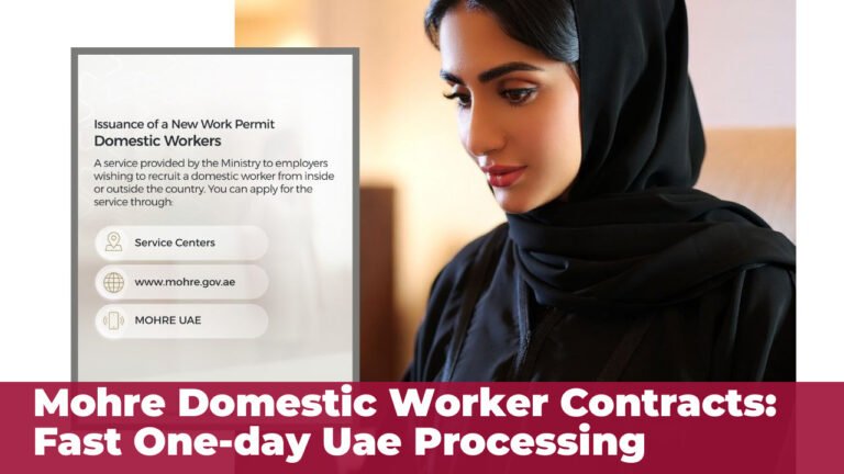MOHRE Domestic Worker Contracts: Fast One-Day UAE Processing