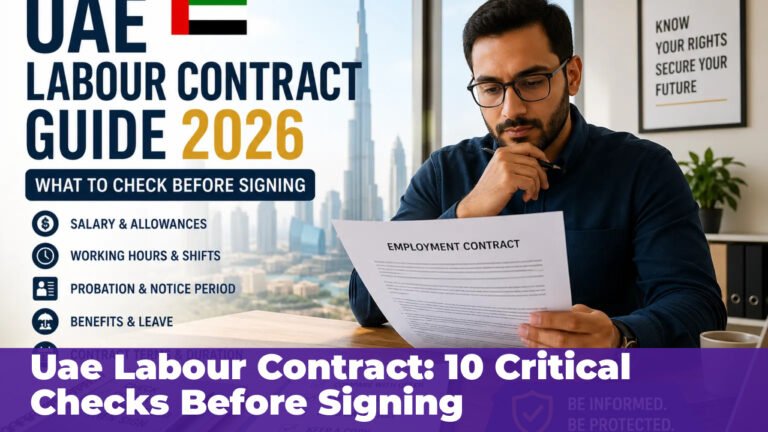 UAE Labour Contract: 10 Critical Checks Before Signing