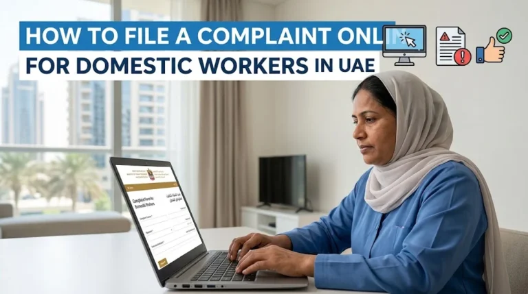 How to File a Complaint Online for Domestic Workers in UAE